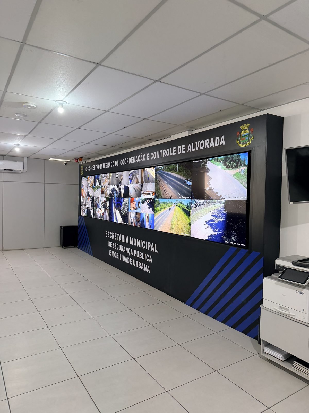 Videomonitoramento e Centro Integrado de Comando
